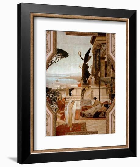 The Theatre in Taormina, 1884-1888-Gustav Klimt-Framed Giclee Print