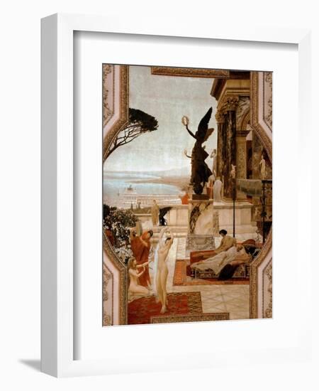 The Theatre in Taormina, 1884-1888-Gustav Klimt-Framed Giclee Print