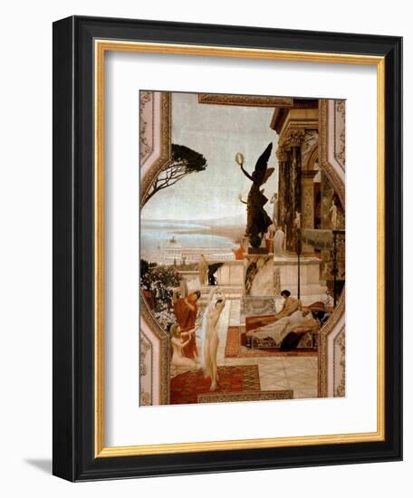 The Theatre in Taormina, 1884-1888-Gustav Klimt-Framed Giclee Print