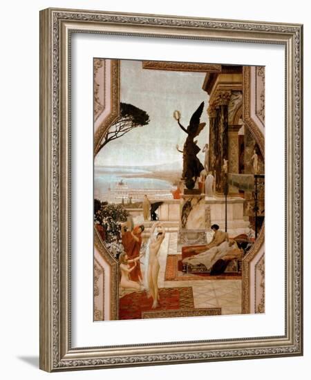 The Theatre in Taormina, 1884-1888-Gustav Klimt-Framed Giclee Print