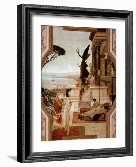 The Theatre in Taormina, 1884-1888-Gustav Klimt-Framed Giclee Print