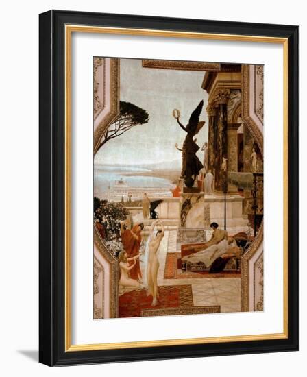 The Theatre in Taormina, 1884-1888-Gustav Klimt-Framed Giclee Print