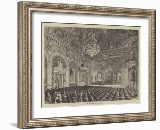 The Theatre, Monte Carlo-null-Framed Giclee Print