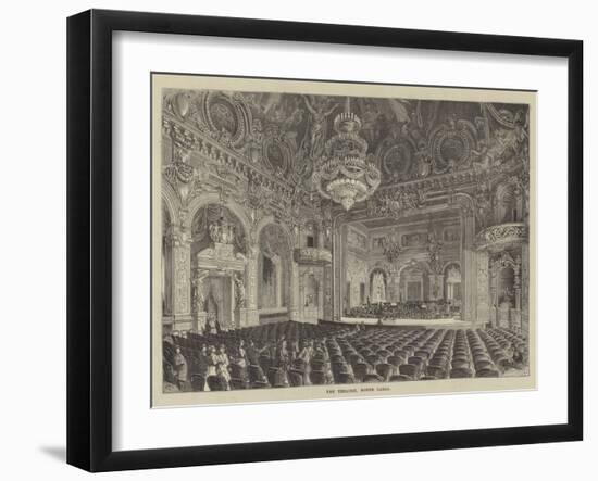 The Theatre, Monte Carlo-null-Framed Giclee Print