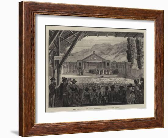 The Theatre of the Oberammergau Passion Play-null-Framed Giclee Print