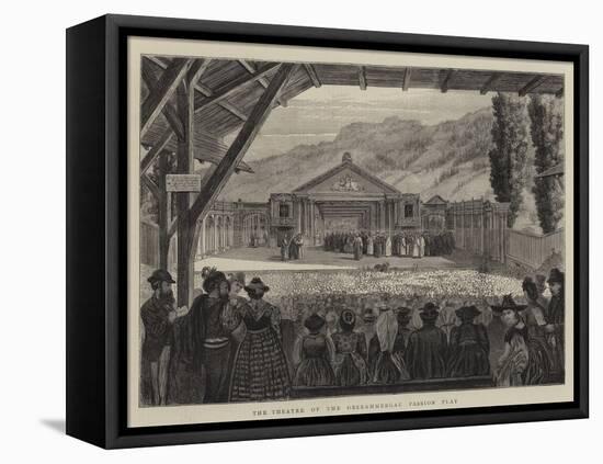 The Theatre of the Oberammergau Passion Play-null-Framed Premier Image Canvas