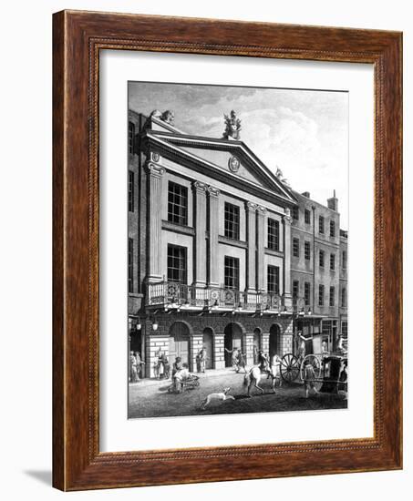 The Theatre Royal, Drury Lane, Engraved by Patrick Begbie, 1776-Robert Adam-Framed Giclee Print