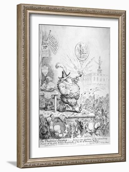 The Theatrical Bubble, 1851-James Gillray-Framed Giclee Print