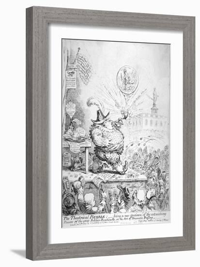 The Theatrical Bubble, 1851-James Gillray-Framed Giclee Print