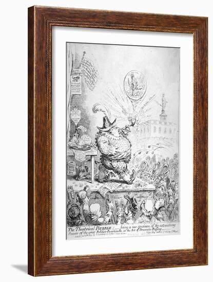 The Theatrical Bubble, 1851-James Gillray-Framed Giclee Print