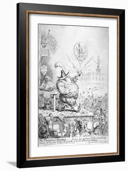 The Theatrical Bubble, 1851-James Gillray-Framed Giclee Print