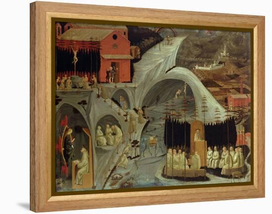 The Thebaid, c.1460-Paolo Uccello-Framed Premier Image Canvas