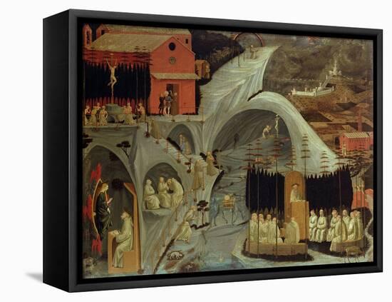 The Thebaid, c.1460-Paolo Uccello-Framed Premier Image Canvas