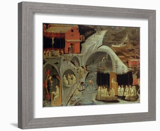 The Thebaid, c.1460-Paolo Uccello-Framed Giclee Print