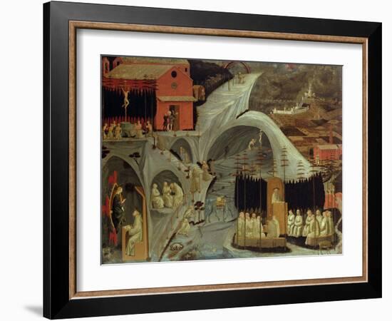 The Thebaid, c.1460-Paolo Uccello-Framed Giclee Print