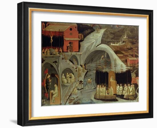 The Thebaid, c.1460-Paolo Uccello-Framed Giclee Print