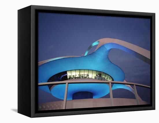 The Theme Building, Los Angeles Airport, Lax-Walter Bibikow-Framed Premier Image Canvas