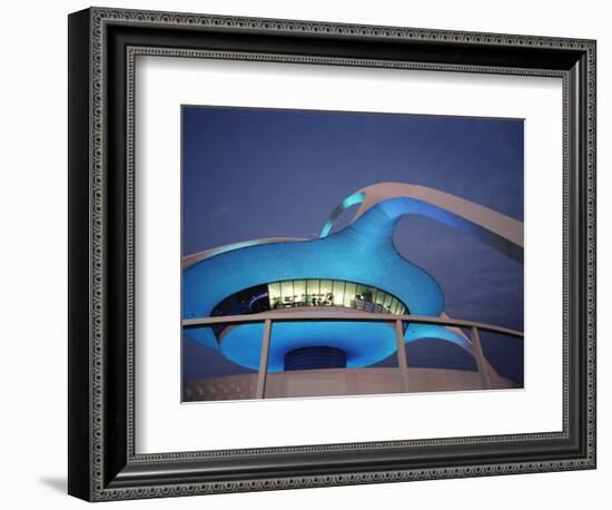 The Theme Building, Los Angeles Airport, Lax-Walter Bibikow-Framed Photographic Print