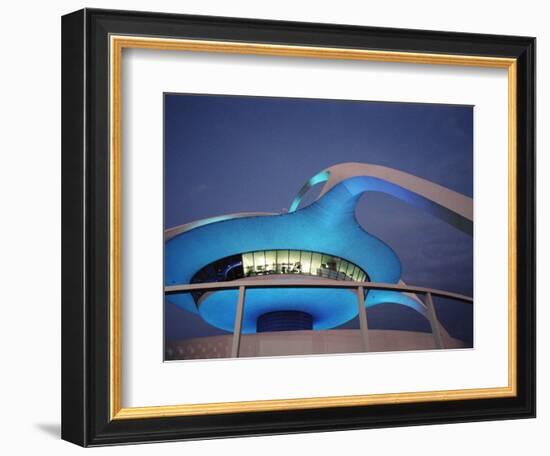 The Theme Building, Los Angeles Airport, Lax-Walter Bibikow-Framed Photographic Print