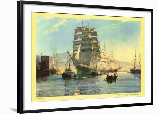 The Thermopylae Leaving Foochow-Unknown Unknown-Framed Art Print