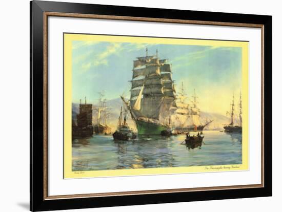 The Thermopylae Leaving Foochow-Unknown Unknown-Framed Art Print