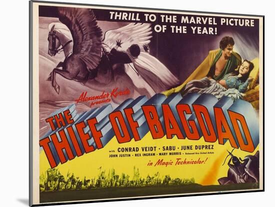 The Thief of Bagdad, 1940-null-Mounted Giclee Print