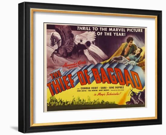 The Thief of Bagdad, 1940-null-Framed Giclee Print