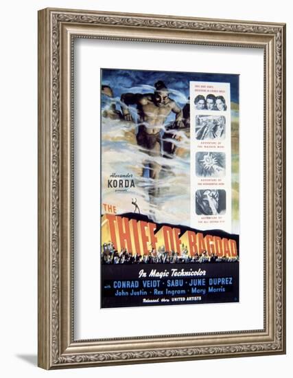 The Thief of Bagdad - Movie Poster Reproduction-null-Framed Photo