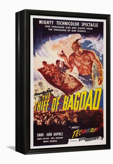 The Thief of Bagdad, Top from Left: Sabu, John Justin, June Duprez, Rex Ingram, 1940-null-Framed Stretched Canvas