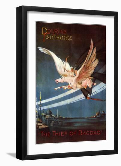 The Thief of Baghdad, 1924-null-Framed Premium Giclee Print