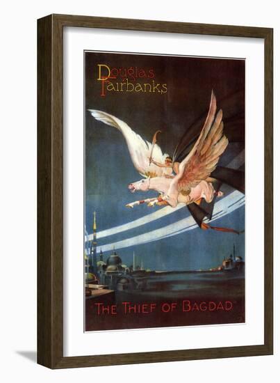 The Thief of Baghdad, 1924-null-Framed Art Print