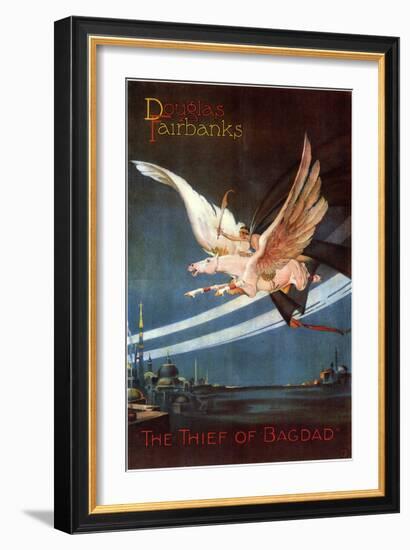 The Thief of Baghdad, 1924-null-Framed Art Print