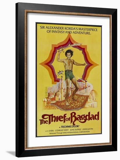 The Thief of Baghdad, 1924-null-Framed Premium Giclee Print