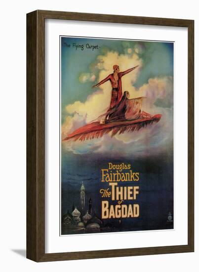 The Thief of Baghdad, 1924-null-Framed Premium Giclee Print
