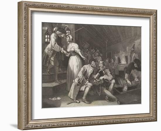 The Thieves Den --William Hogarth-Framed Giclee Print