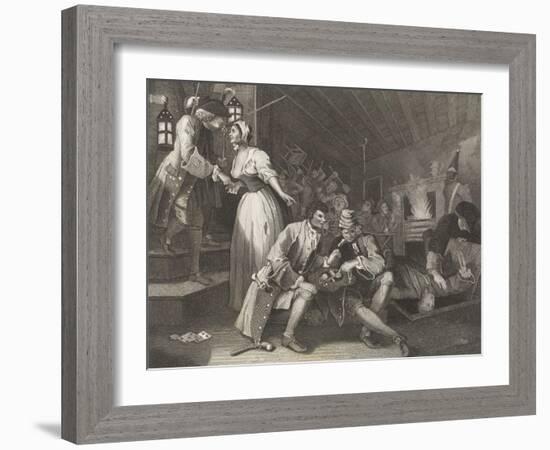 The Thieves Den --William Hogarth-Framed Giclee Print
