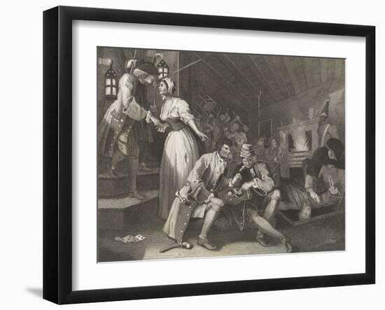 The Thieves Den --William Hogarth-Framed Giclee Print