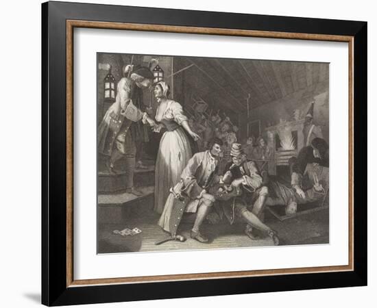 The Thieves Den --William Hogarth-Framed Giclee Print