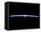 The Thin Line of Earth's Atmosphere and the Setting Sun-null-Framed Premier Image Canvas