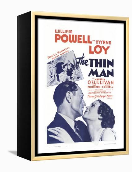 The Thin Man, 1934-null-Framed Stretched Canvas