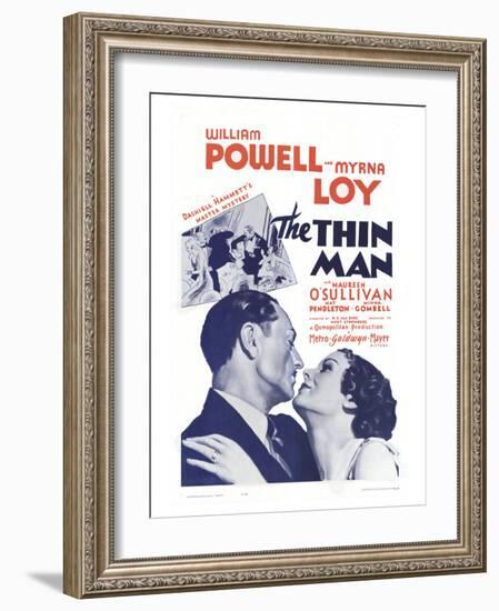 The Thin Man, 1934-null-Framed Premium Giclee Print