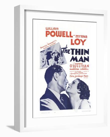 The Thin Man, 1934-null-Framed Premium Giclee Print