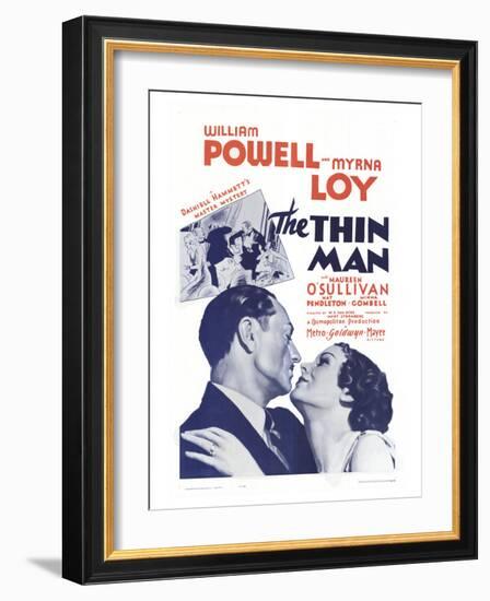 The Thin Man, 1934-null-Framed Premium Giclee Print