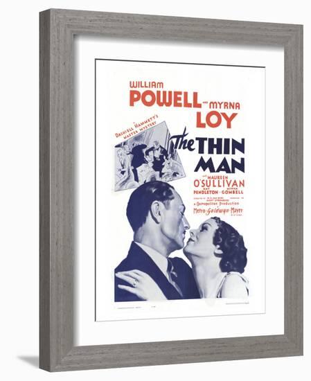 The Thin Man, 1934-null-Framed Art Print