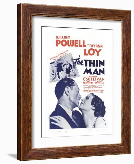 The Thin Man, 1934-null-Framed Art Print