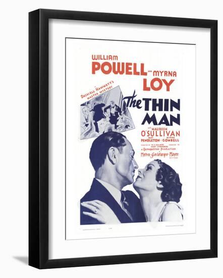 The Thin Man, 1934-null-Framed Art Print