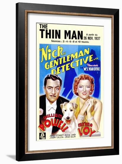 The Thin Man, 1934-null-Framed Art Print