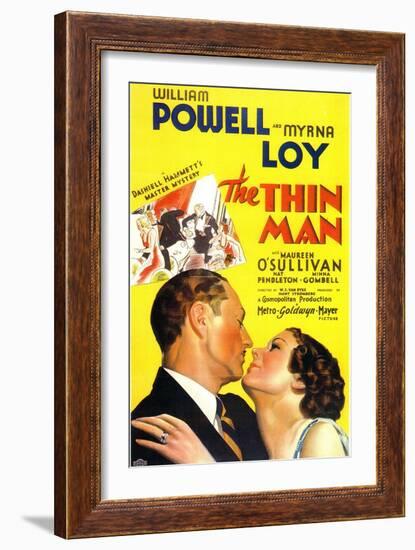 The Thin Man, 1934-null-Framed Art Print