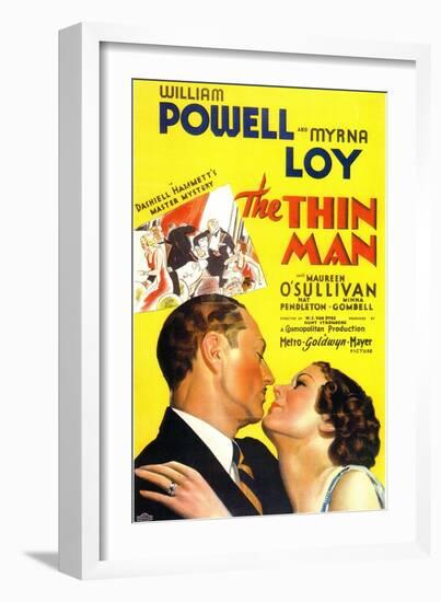 The Thin Man, 1934-null-Framed Art Print