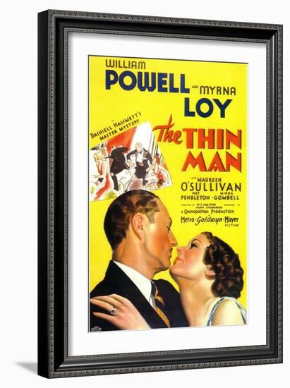 The Thin Man, 1934-null-Framed Art Print